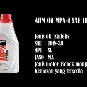AHM Oil MPX-1 SAE 10W-30