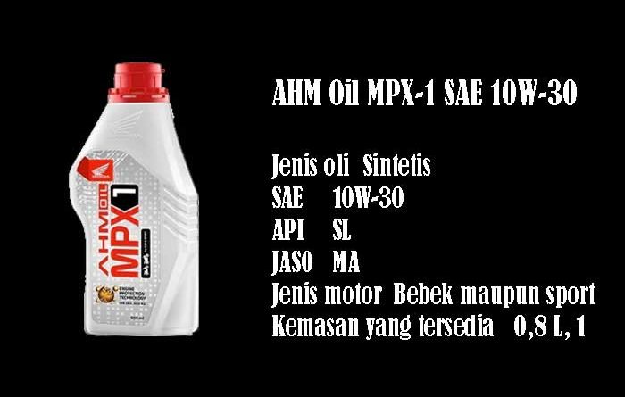 AHM Oil MPX-1 SAE 10W-30