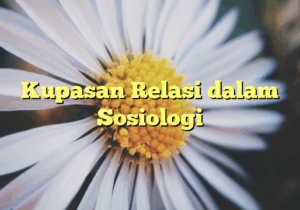 Kupasan Relasi dalam Sosiologi