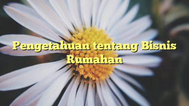 Pengetahuan tentang Bisnis Rumahan